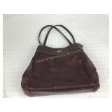 Very Nice Burgundy Leather Coach Purse