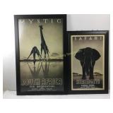 2 South African Framed Prints/Poster