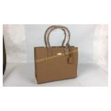 Camel Colored Joy & Iman Leather Purse