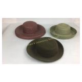 3 Woven Sun Hats