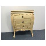 3 Drawer Cabriole Leg Commode