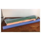 Chintz Upholstery Fabric Pink Blue Green 4 Rolls