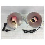 2 Acme Lite Clip-on Adjustable Lamps