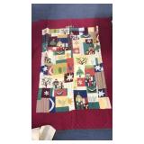 Vint Quilt Top Pottery Barn Twin Quilt MMA Pillow