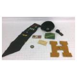 Girls Scout Hat Badges Wallet & Belt