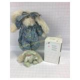 Boyds Bear Clarisse Bunny & Marie Osmond Bunny