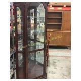 Illuminated Corner Display Case