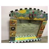 Painted Art Mirror