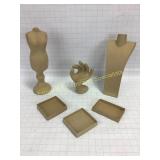 6 Paper Jewelry Display & Storage Items