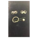 Antique Thimble, 2 Pins & Bracelet