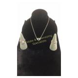 2 Sz 9 Sterling Rings & Hematite Sterling Pendant