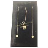 GF Watch Fob & 2 Gold-Toned Watch Fobs