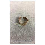 14K Gold Cuff 1 Gram Total Weight