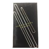 3 Sterling Silver Chains