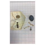 Vintage Brooch Shirt Clips Pins