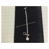 Ecclissi Sterling Watch Fob on 8" L Chain