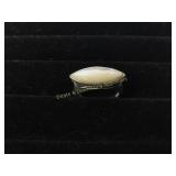 Sterling Mother of Pearl Size 9 Ring