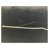 14K Gold 8" L Bracelet 8.1 Grams Total Weight