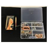 Storage Box w/ 9 Bracelets Clip N Zip More
