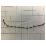 10K Diamond Bracelet 8.25" L