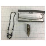 Hematite Necklace Finger Armor Bracelet