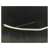 Sterling 8" L Bracelet 16 Grams Total Weight