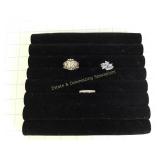 3 Sterling Size 9.25 Rings 22.1 Grams Total Weight