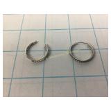 14K Gold Earrings 2.5 Grams Total Weight