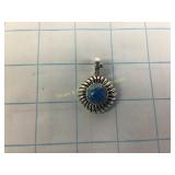 Sterling & Jasper Pendant 12.1 Grams Total Weight