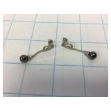 14K Gold Post Earrings 2.2 Grams Total Weight