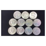 11- 1964 90% Silver Kennedy Proof Half Dollars