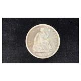 1860 Liberty Seated Silver Half Dime