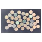 38 Indian Head Pennies 1900 - 1909