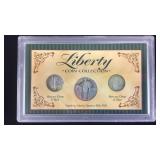 In Case Liberty Coin Collection Silver