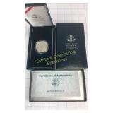 US Eisenhower Centennial Silver Dollar Proof 1990