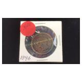 1846 U.S. One Cent Coin Sealed