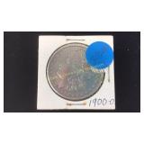 1900-0 Morgan Silver Dollar in Coin Holder