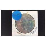 1899-0 Morgan Silver Dollar in Coin Holder