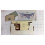 22K Gold Replica US Stamp & Foreign Stamps