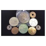 9 Tokens/Commemorative Coins Iowa, Political &More