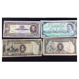 Foreign Paper Currency Philippines Bolivia Canada
