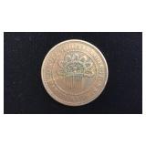 Alfred Willard 149 Washington St Boston Token