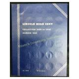 Lincoln Head Cent Collection Folder w/ 15 Coins