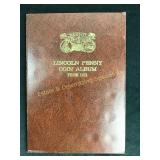 Lincoln Penny Coin Album From 1951 w/ 39 Coins