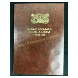 Half Dollar Coin Album From 1948 w/ 8 Coins
