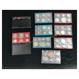 7 Sealed Uncirculated Mint Sets & US Proof Set
