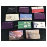 11 Uncirculated US Mint Proof Sets Btw 1981-2007