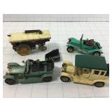 4 Matchbox Models of Yesteryear Cars