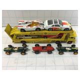 Matchbox Guy Warrior Car Transporter & Cars