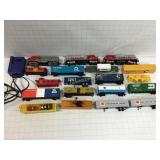 HO Scale Vintage Model Train Engines & Cars
